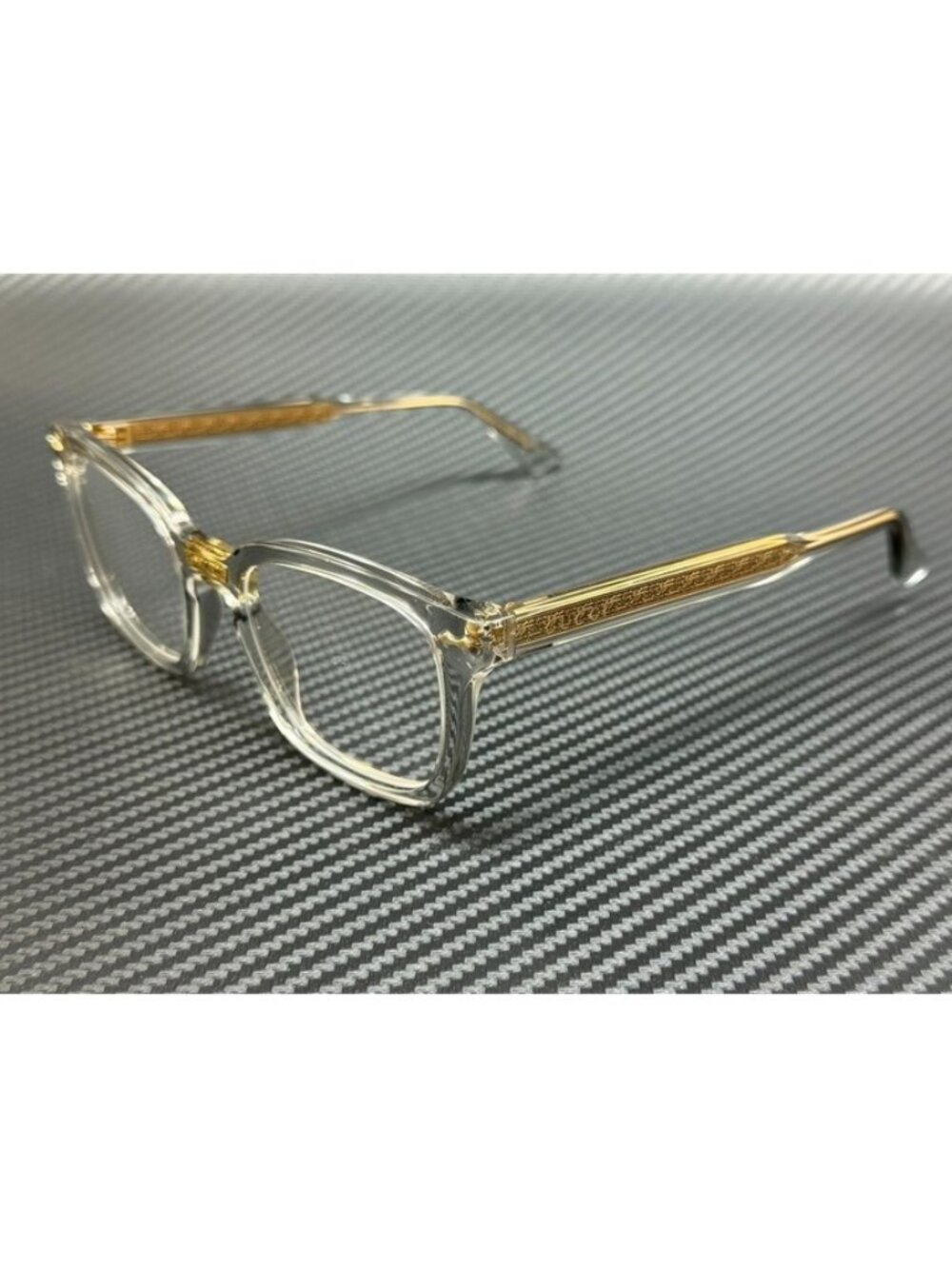 New Gucci Men Grey Eyeglasses 50- 21-